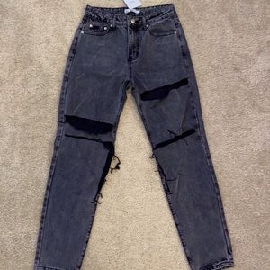 Black Ripped Jeans